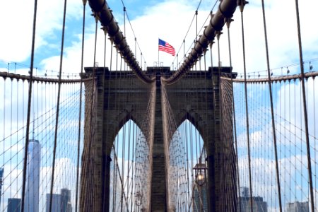 New york, Brooklyn bridge, United states photo
