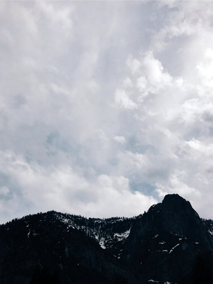 Yosemite valley, United states, Snow