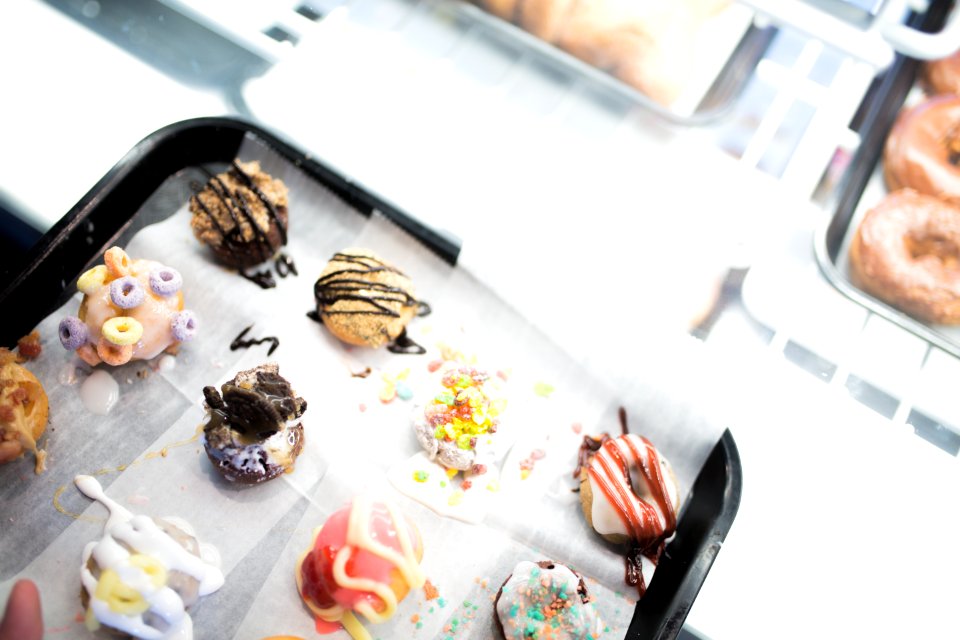 assorted pastries on tray