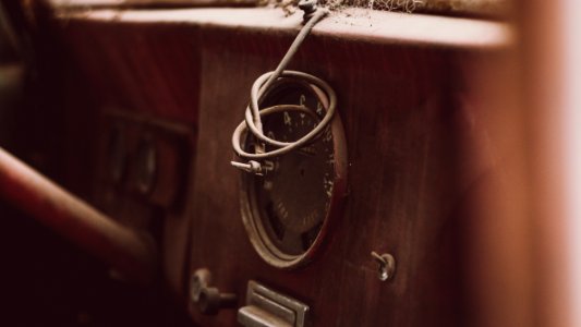 Car velometer, Grunge, Old car