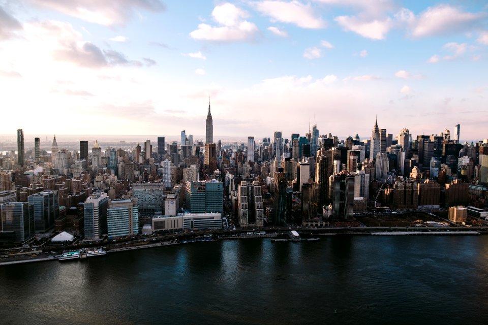 aerial photography of Empire State building