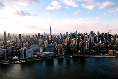 aerial photography of Empire State building photo