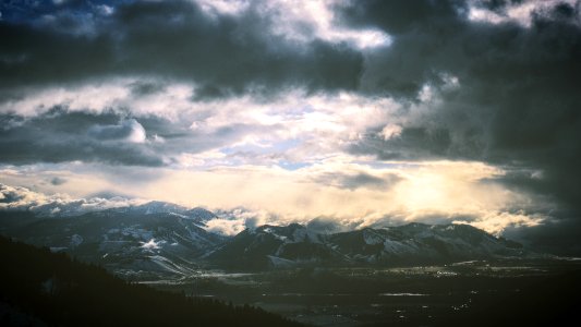 Victor, United states, Clouds photo