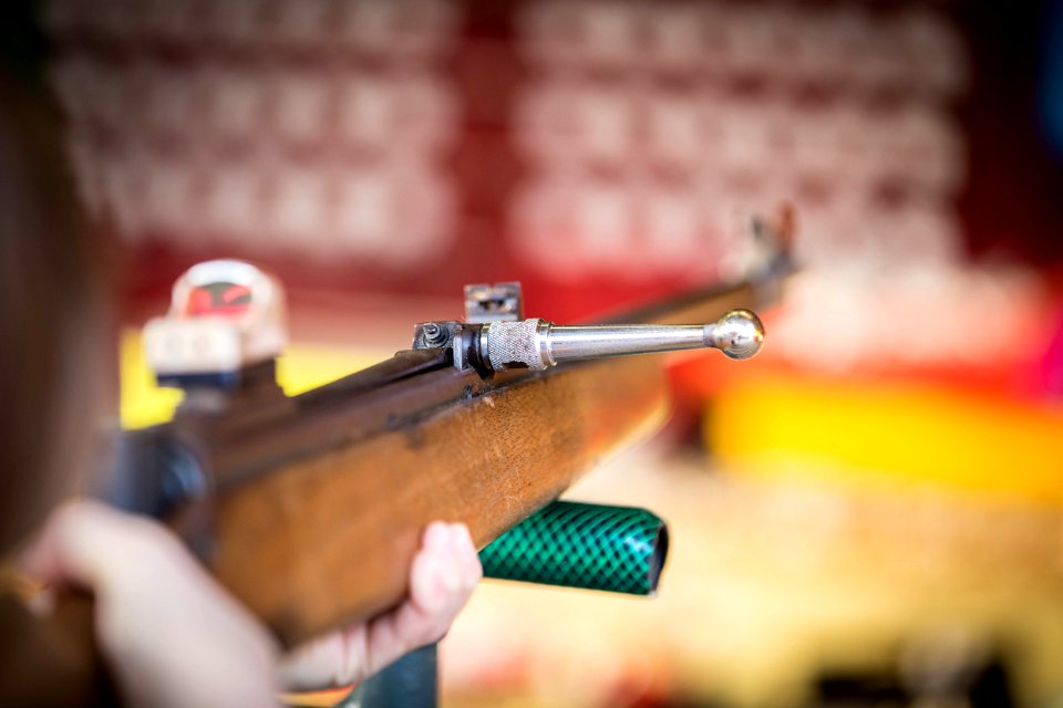 Hallbergmoos, Germany, Gun