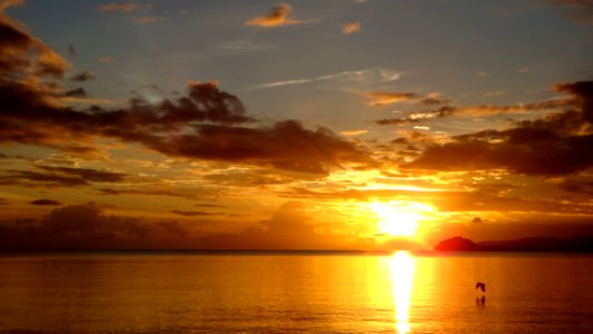 Fiji, Pacific harbour, Sunset