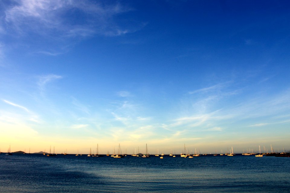 Australia, Shute harbour, Sunset