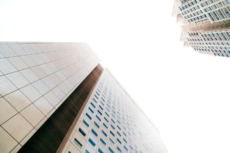 architectural photography of white building