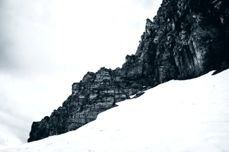 West glacier, United states, Cliff photo