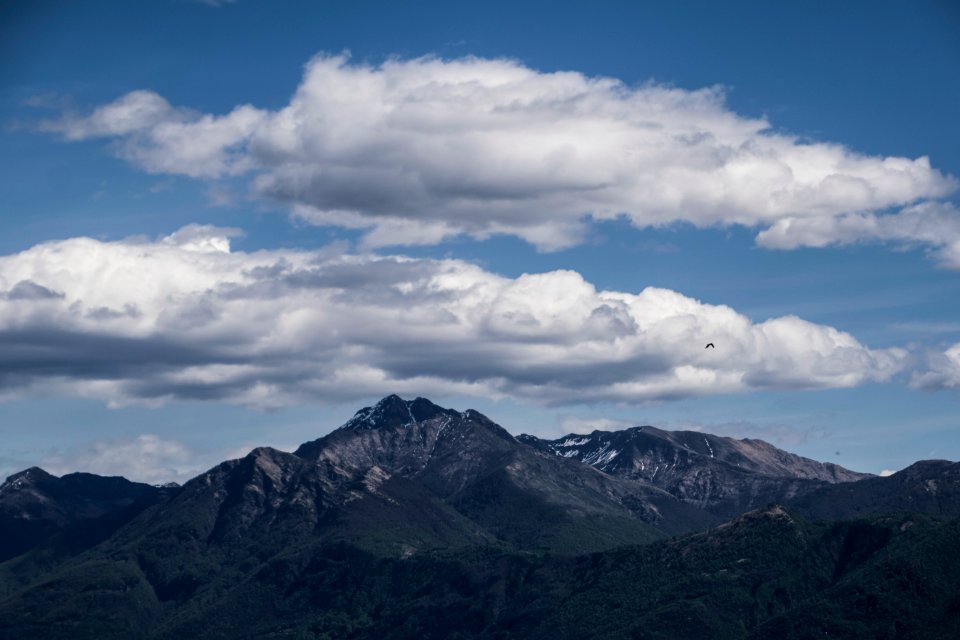 Mountain, Travel, Contrast
