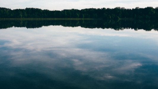 Water, Horizon, Mirror
