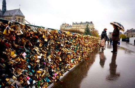 Paris, Petit pont, France photo