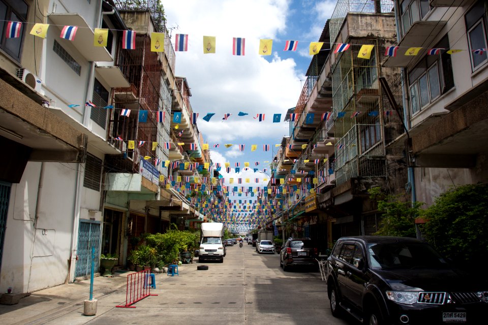 Bangkok, Flags, Thail photo