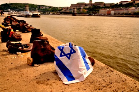 Budapest, Hungary, Shoes on the danube photo