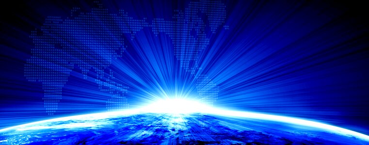 Business earth background