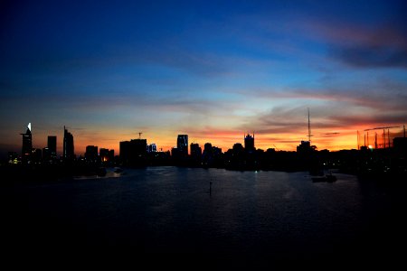 Ho chi minh city, Vietnam, Th  thi m bridge
