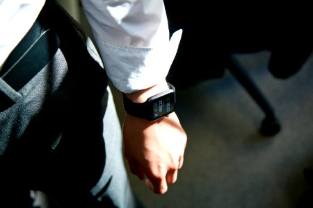 Apple Watch on person's wrist