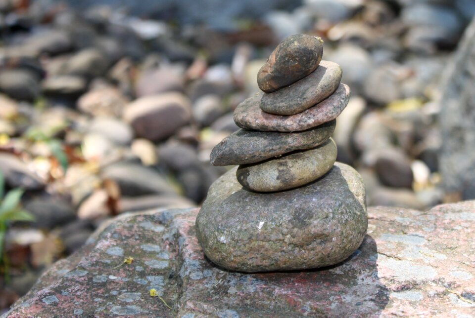Meditate balance zen garden