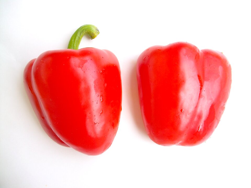 Paprika cross section food