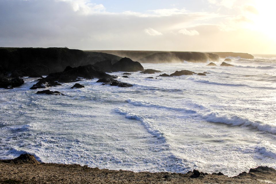 Belle  le en mer, France, Beach