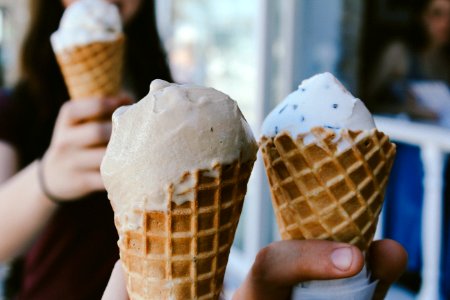 Summer, Ice cream, Friends
