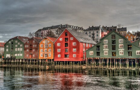 Bridge colorful river