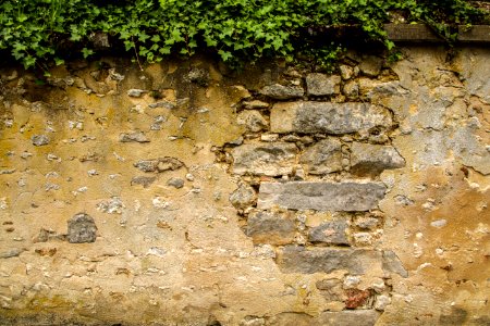 Chateau wall, Cly, France