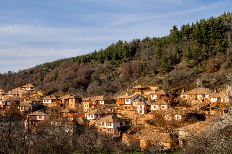 Bulgaria, Leshten cottages, Rhodope