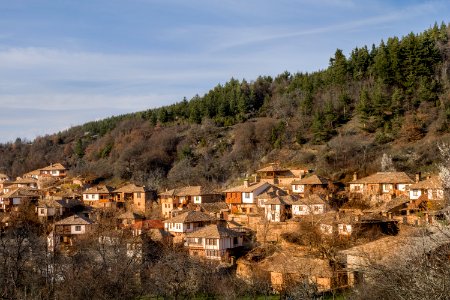 Bulgaria, Leshten cottages, Rhodope