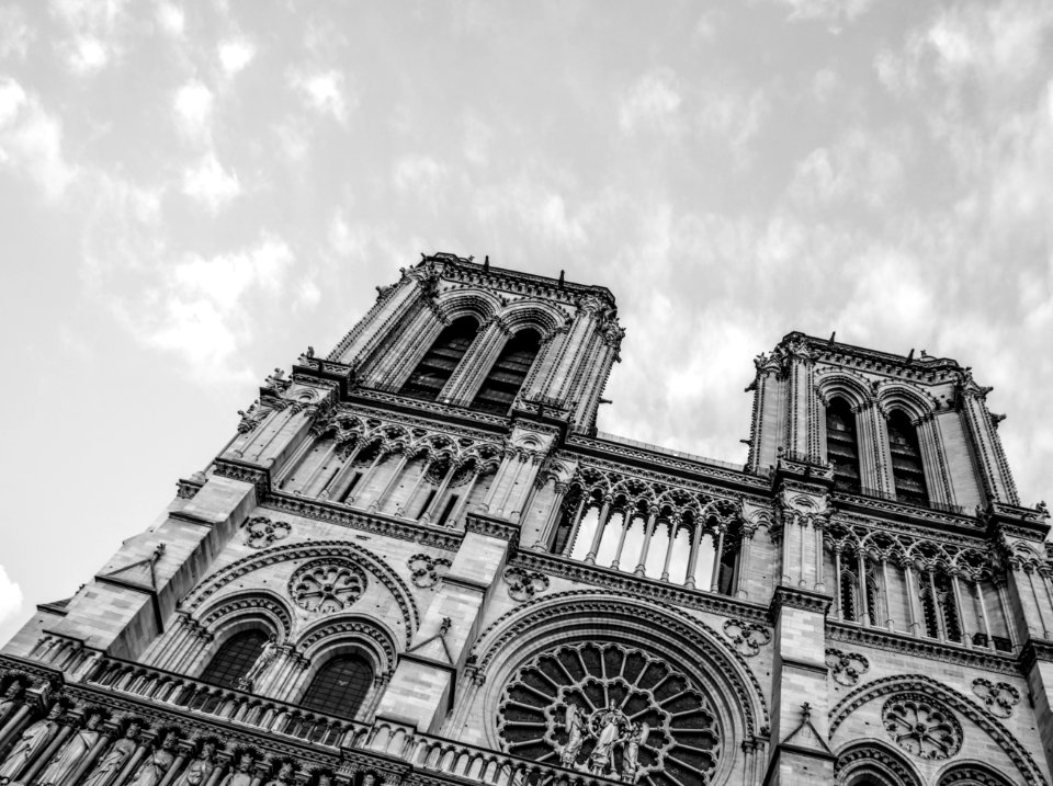 Paris, France, Cathdrale notredame de paris