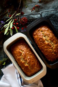 Banana bread, Baked, Dessert