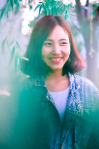 Weishan lake, Chinese girl