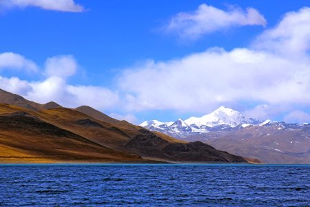 Tibet, Yamdroktso, Lake photo