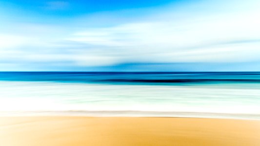 skyline photography of seashore