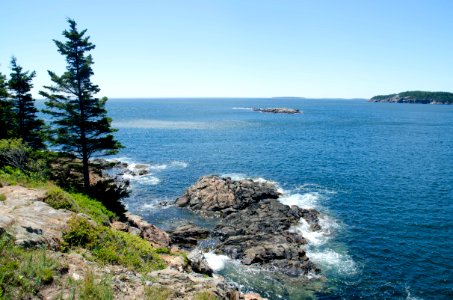 Acadia national park pond, Bar harbor, United states photo