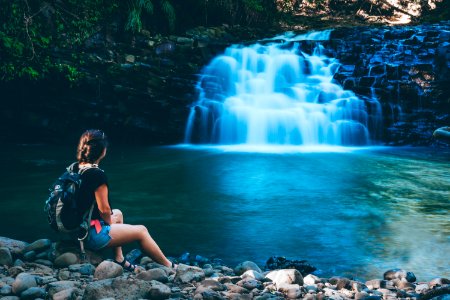 Twin falls maui waterfall, United states, Dream