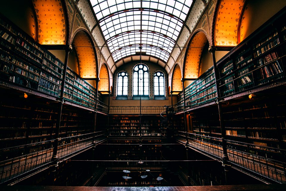 photo of library hall