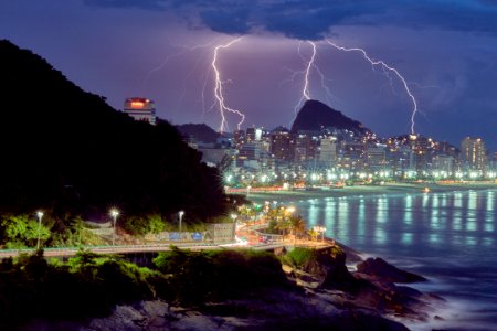State of rio de janeiro, Brazil, Rio de janeiro brazil lightning