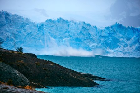 landscape photography of ice burg photo