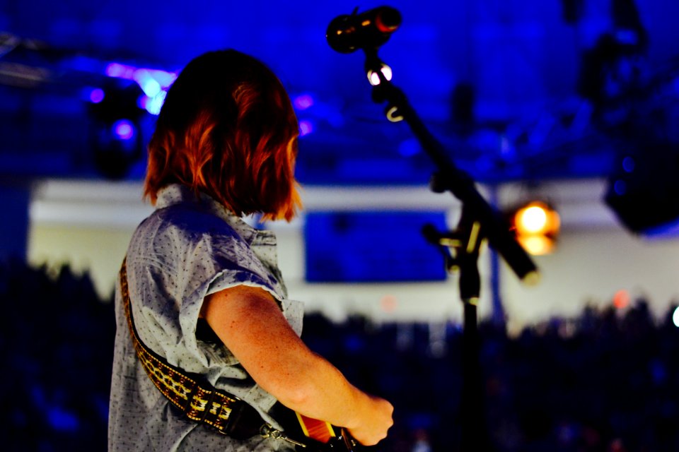 Light, Concert, Guitar player