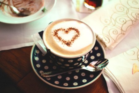 Coffee shop, Cup, Heart