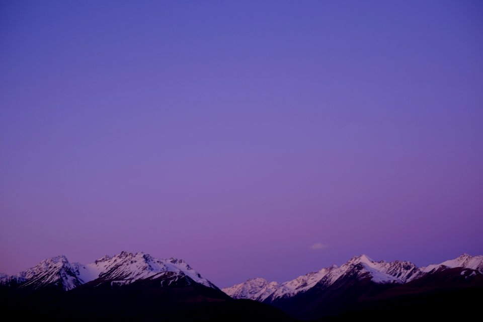 New zeal, Sunset, Lake ohau