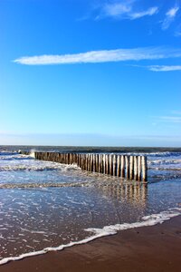 North sea beach summer photo