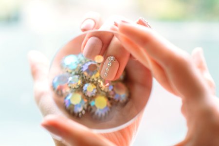 Glass, Nails, Jewelry photo