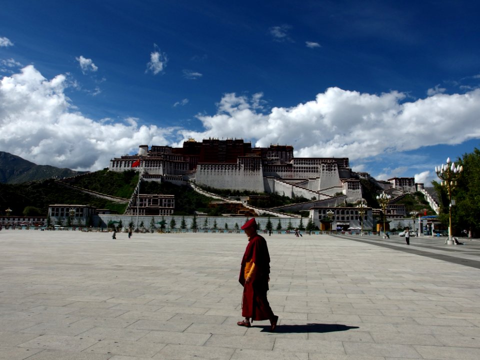 Monk, The potala place