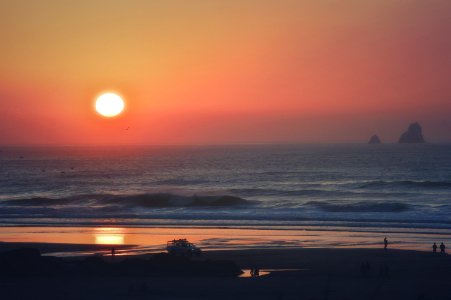 Perranporth beach, United kingdom, Cornwall photo