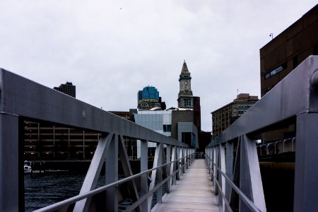 Boston, Central wharf, United states photo