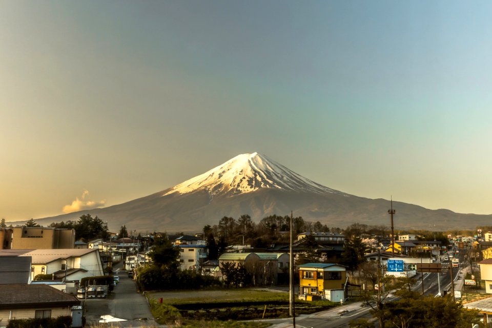 Japan, Lake kawaguchi, Fujikawaguchiko