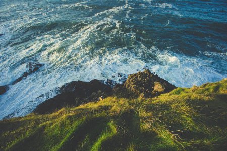 Giants causeway, Sunset, Nature photo