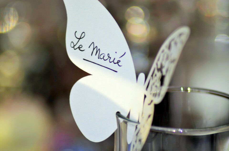 Table wedding cutlery wedding