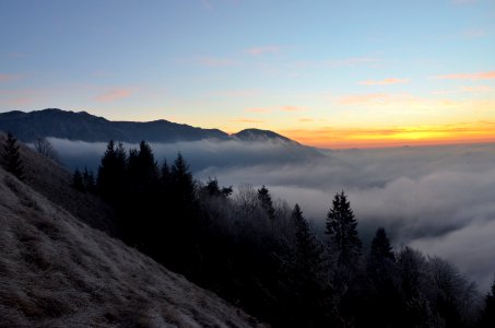 Slovenia, Kamnik, Frozen